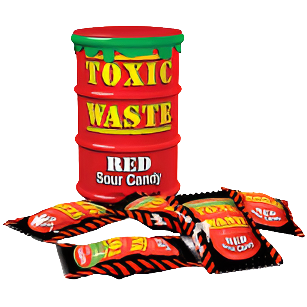 TOXIC WASTE RED